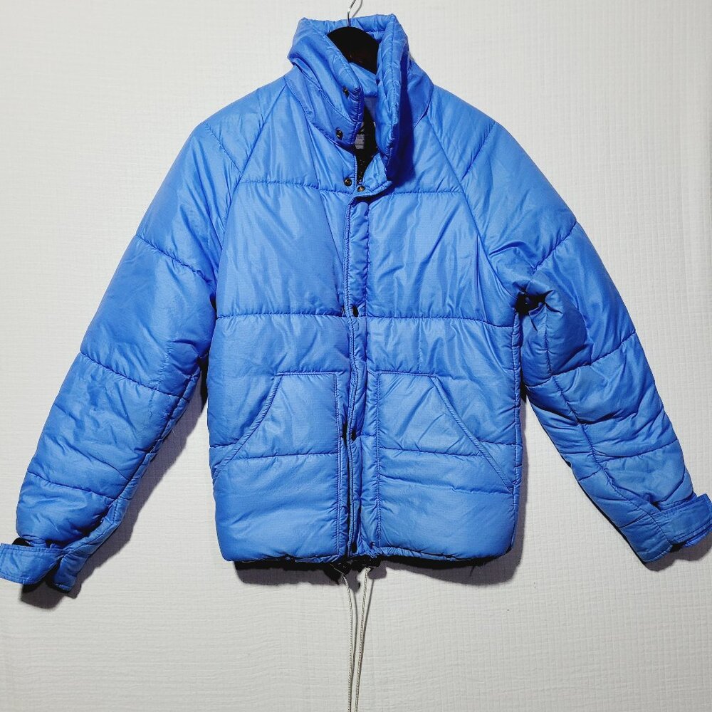 REI Small Blue Puffer Puffy jacket Ski Winter Snow